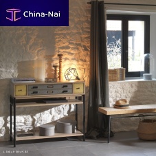 Contemporary sideboard table MANUFACTURE SJOURwoodenmetalrectangular