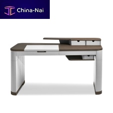 Contemporary secretary desk ARTURwood veneerleathercowhide