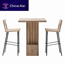 Contemporary high bar table JEHANNES woodenrectangularhome