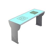 Outdoor chess table JESOLO contemporaryfor public spacestainless steel