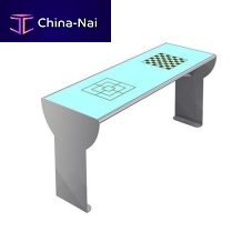 Outdoor chess table JESOLO contemporaryfor public spacestainless steel