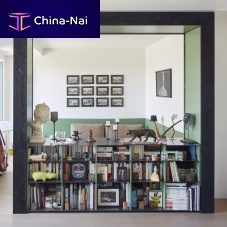 Free-standing bookcase room dividermodularcontemporary