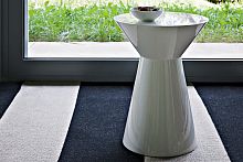 Contemporary side table BLOOMlacquered woodroundhome