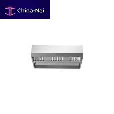Wall-mounted cooker hood for commercial kitchenductlesslow-noise