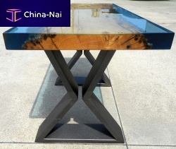 Contemporary coffee table MURANOwoodenresinrectangular