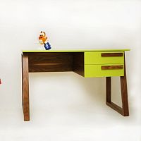 Contemporary desk FAIRY TALEwalnutMDFwith storage compartment