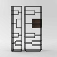 Free-standing bookcase LIBERmodularcontemporarywooden