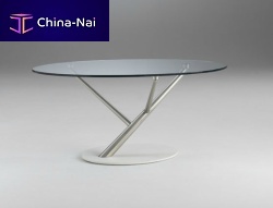 Contemporary coffee table TREEglassovalhome