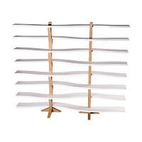 Beauty product display rack SNAKE 472clothingfor shoewooden