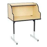 Contemporary table SINGLE STUDY CARRELMDFsteelhigh-pressure laminate