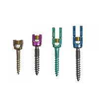 Polyaxial pedicle screw metallic