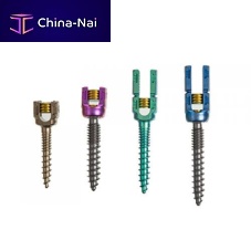 Polyaxial pedicle screw metallic