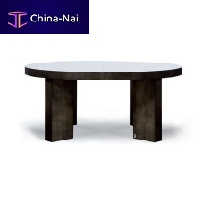 Contemporary table NEW YORKoakmapleround
