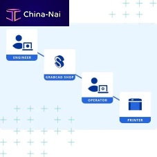 Management software GrabCAD Shoptrackingfor aeronauticsfor 3D printing