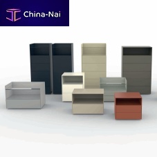 Contemporary bedside table lacquered woodlacquered wood baserectangular