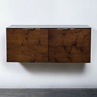 Wall-mounted sideboard DRIFT 2contemporaryoaksteel