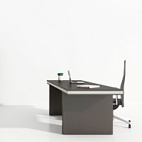 Executive desk ARMcontemporarywoodenwith storage compartment