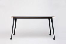 Contemporary table DONlaminateporcelainoak base