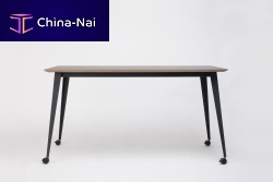 Contemporary table DONlaminateporcelainoak base