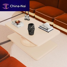 Contemporary coffee table TUCHElacquered woodpolished brasslacquered wood base