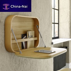 Wall-mounted desk Nubo contemporarynatural oakstraight