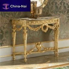 Classic sideboard table 14605solid woodhalf moonhandmade