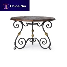 Traditional side table DUCHESSacaciairon baseround