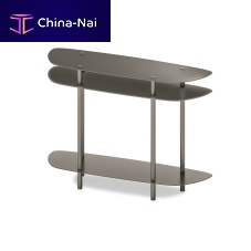 Contemporary sideboard table H9ASsteelsteel basetrapezoidal