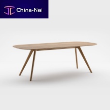 Contemporary table COCOsolid woodoval