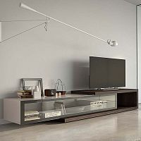 Contemporary TV cabinet PEOPLElacquered wood