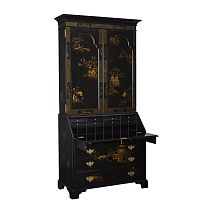 Classic secretary desk MAGDALENE mahoganywith storage