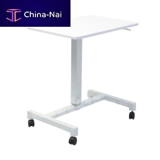 Computer table on casters UOF-1613contemporarystraightwhite