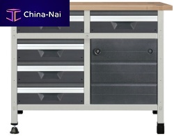Wooden workbench 80715-drawer