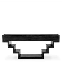 Contemporary console table RIALTOoakwood veneeroak base