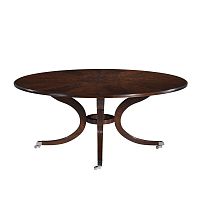 Traditional dining table ALLEYNmahoganymahogany baseround