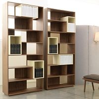 Free-standing bookcase 9700 PUZZLEmodularroom dividercontemporary