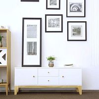Contemporary TV cabinet ANGIE woodenMDF