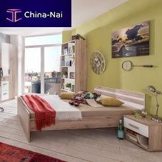 Double bed CARIBA singlecontemporarywith headboard
