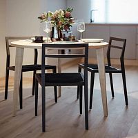 Contemporary dining table M8002oakashAmerican walnut