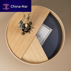 Contemporary side table ARCoakashoak base