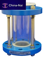 Flange sight glass carbon steelborosilicate glass