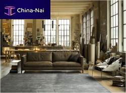 Contemporary sofa HAMPTON brown2-person