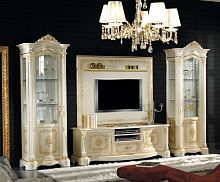 Classic TV wall unit ART.9929lacquered wood