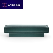 Contemporary bed bench Lilasfabricleatherlacquered metal