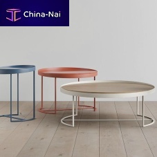 Contemporary coffee table Slylacquered glasswood veneerlaminate