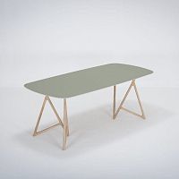 Contemporary table KOZAoaklinoleumoval
