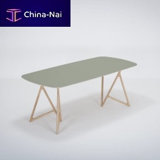 Contemporary table KOZAoaklinoleumoval