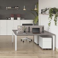 Free-standing desk ECO contemporarywoodenmelamine