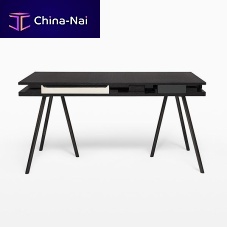 Contemporary desk CARBONoakteaksteel