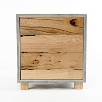 Contemporary chest of drawers LOKIoakconcretenot specified